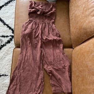 Strapless jumpsuit